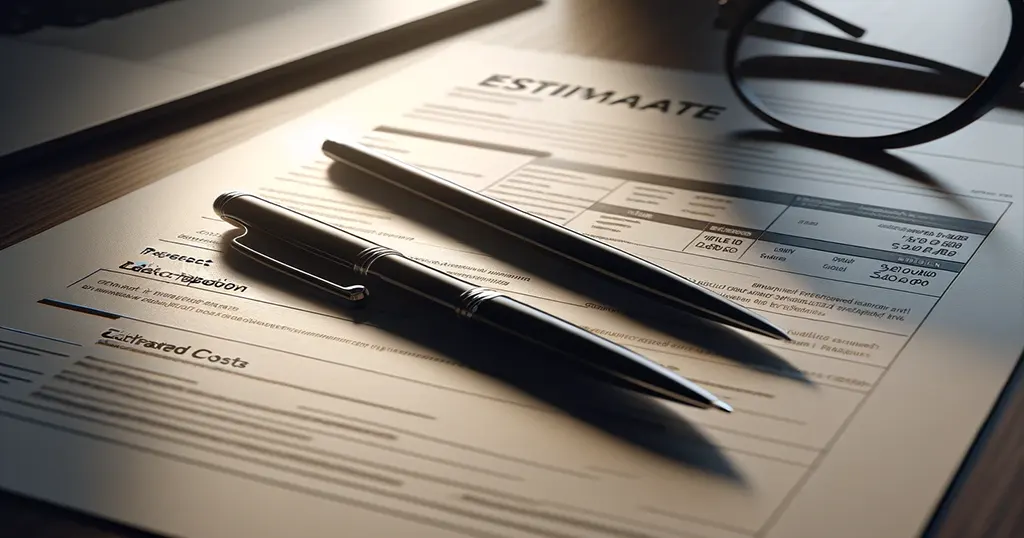 홈페이지제작시 견적서 확인